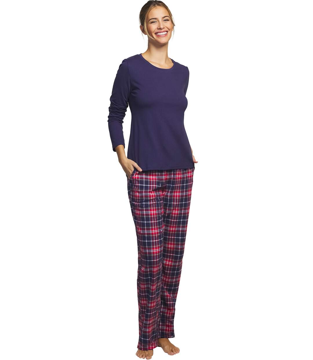 Pyjama pantalon haut manches longues Big Family Selmark-1