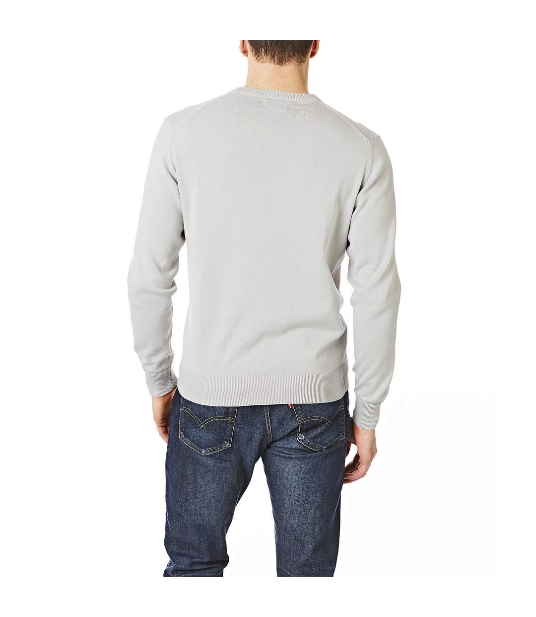 Pull homme gris clair CastlePoint-4