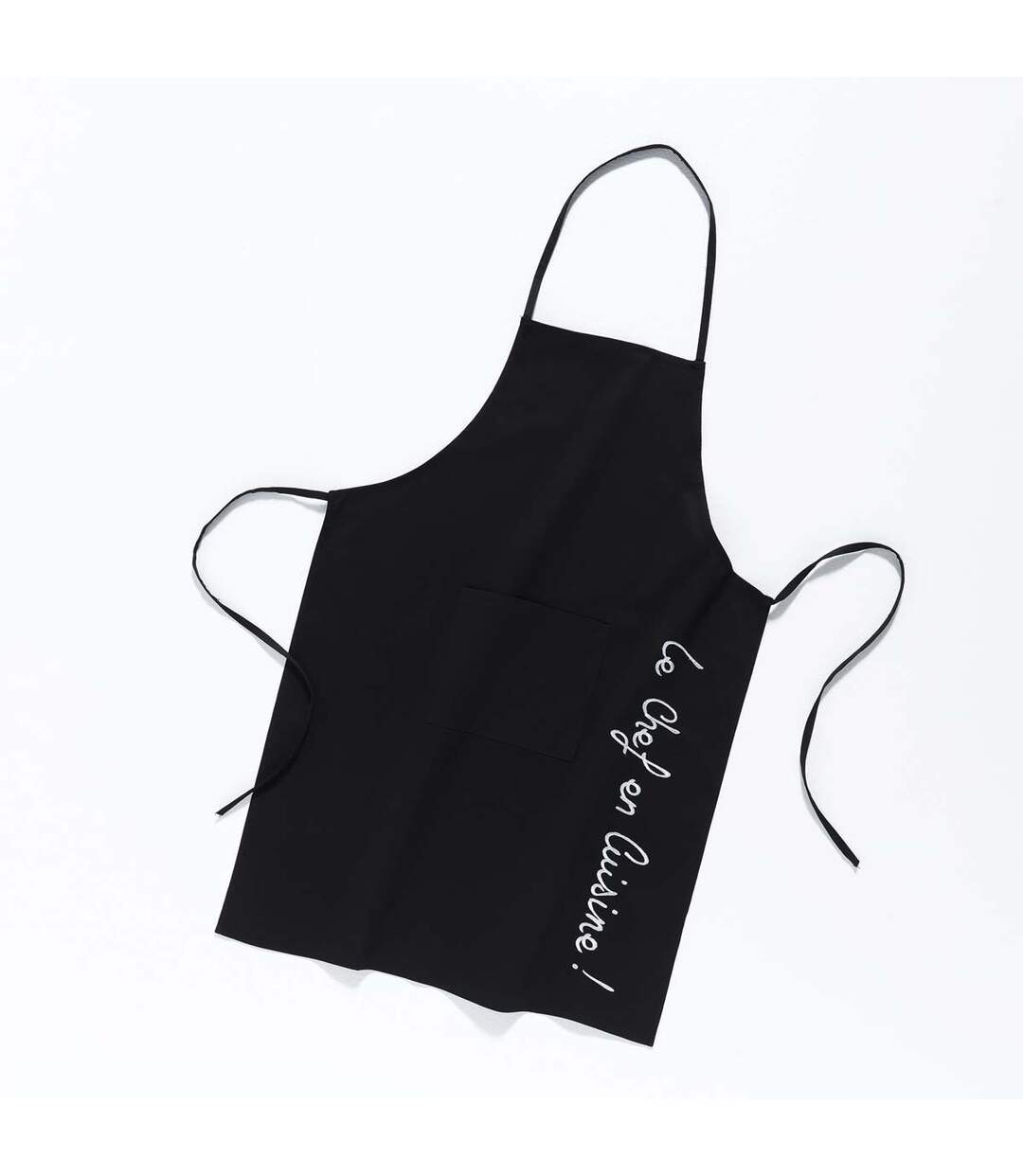 Tablier de Cuisine Cuistot 84cm Noir-2