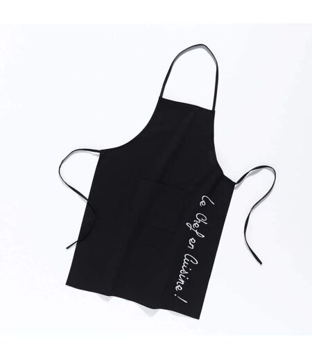 Tablier de Cuisine Cuistot 84cm Noir