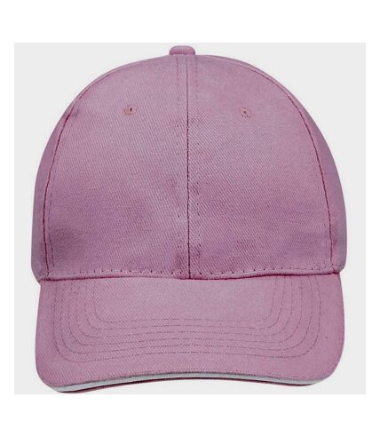 SOLS Unisex Buffalo 6 Panel Baseball Cap (Flash Pink/White) - UTPC372