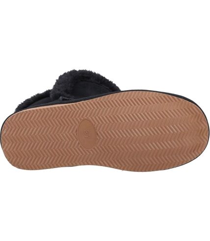 Hush Puppies Womens/Ladies Ashleigh Suede Slipper Boots (Black) - UTFS8003