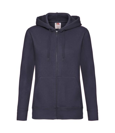 Sweat À Capuche Premium Sweat Femme Bleu Marine Sombre Fruit Of The Loom