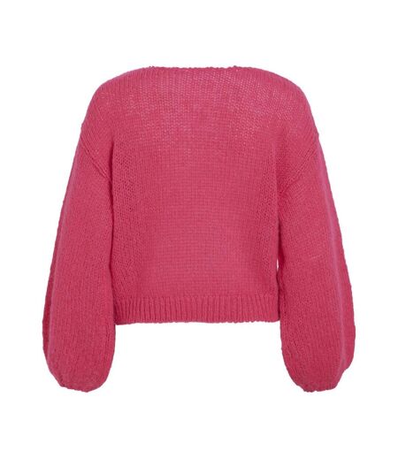 Pull rose femme vila choca
