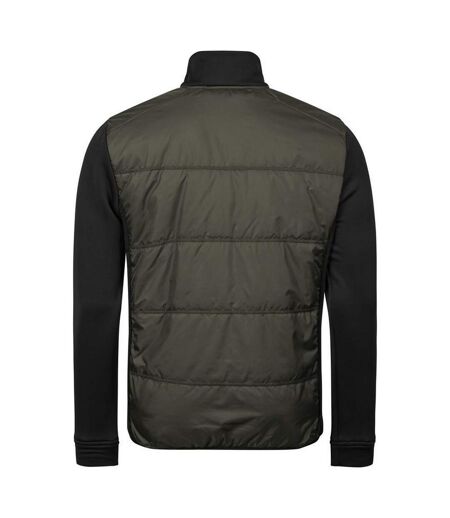 Tee Jays Mens Hybrid Stretch Jacket (Deep Green/Black) - UTBC5082