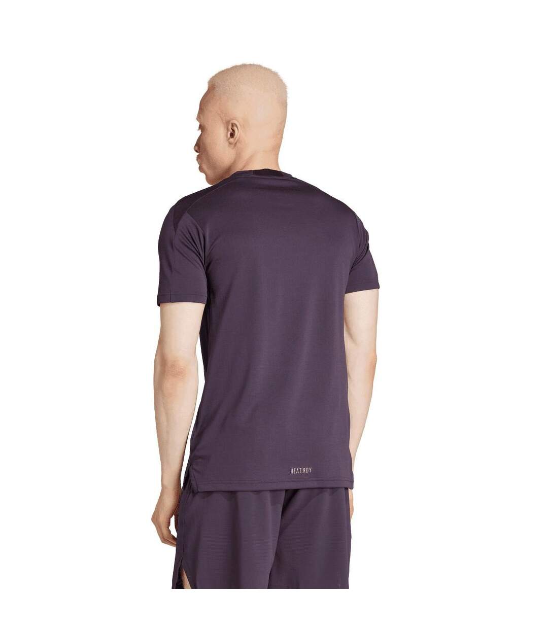 Mens Heat.rdy Technology Training T-shirt Aurora Black Adidas-4