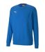 Mens Crew Neck Regular Sweatshirt Electric Blue Lemonade Puma-2