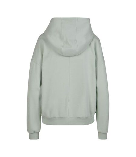 Womens/ladies Oversized Organic Hoodie Frost Mint Urban Classics