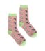 Miss Sparrow - Chaussettes Fantaisie Femme Bambou Motif Dauphins Douces-4