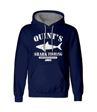 Jaws - Sweat à capuche QUINT'S SHARK FISHING - Adulte (Bleu marine) - UTHE1400