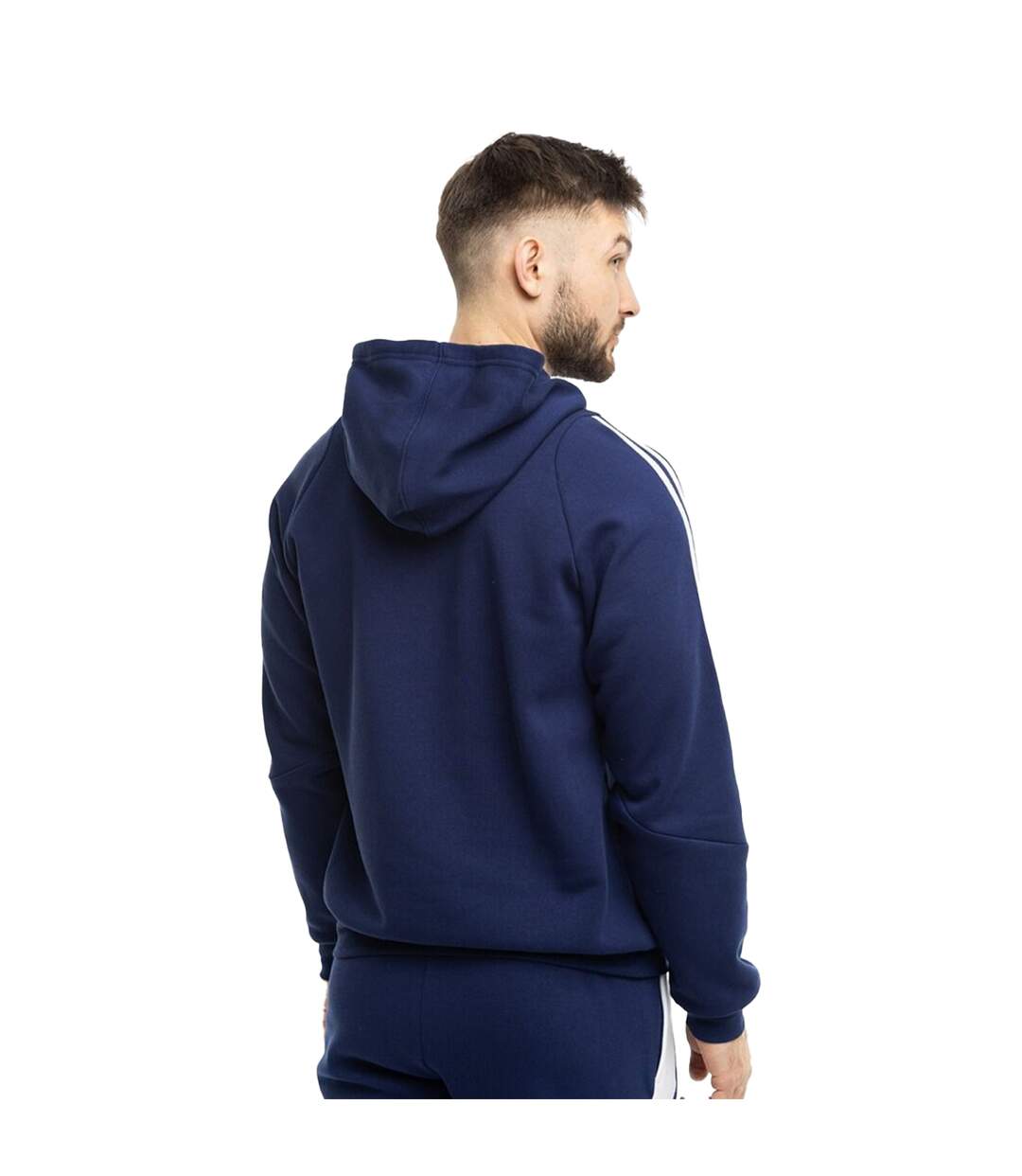 Sweat À Capuche Tiro Homme Bleu Adidas-3