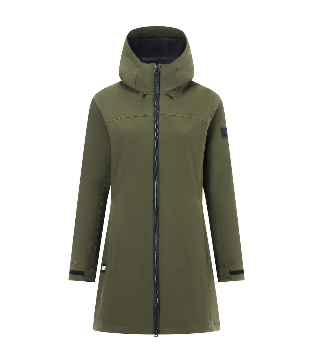 Womens/ladies Denbury 3 In 1 Jacket Dark Khaki Black Regatta-2