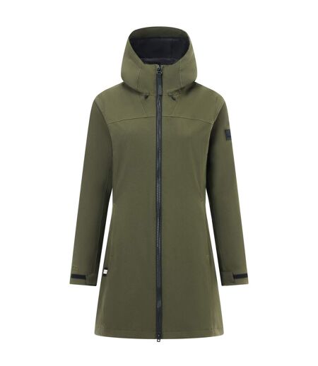 Womens/ladies Denbury 3 In 1 Jacket Dark Khaki Black Regatta