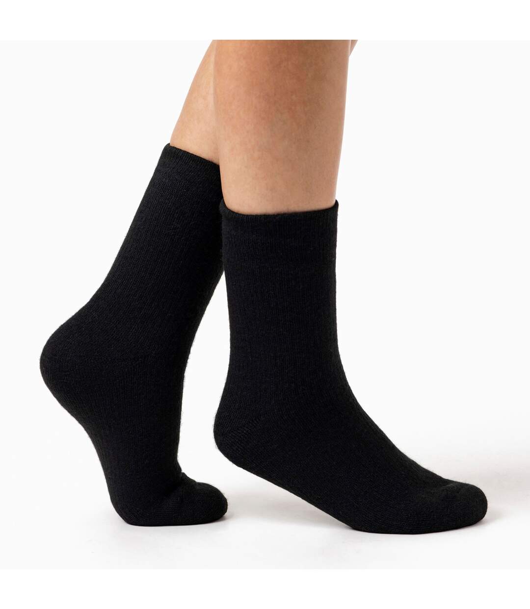Mens & Ladies Black Thermal Waterproof Socks with Fleece Lining-3