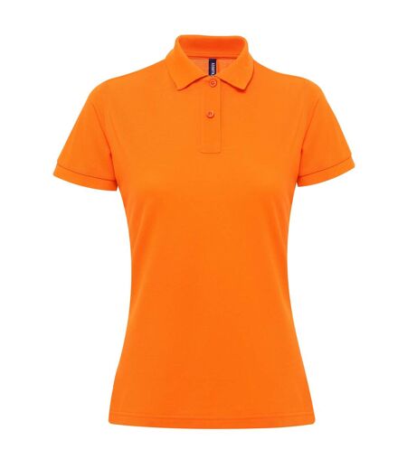 Asquith & Fox Womens/Ladies Short Sleeve Performance Blend Polo Shirt (Orange)