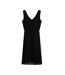 Robe Mi-longue Manches Style Caraco Motif/style 2-en-1 Larnahh Femme Noir Ted Baker-2
