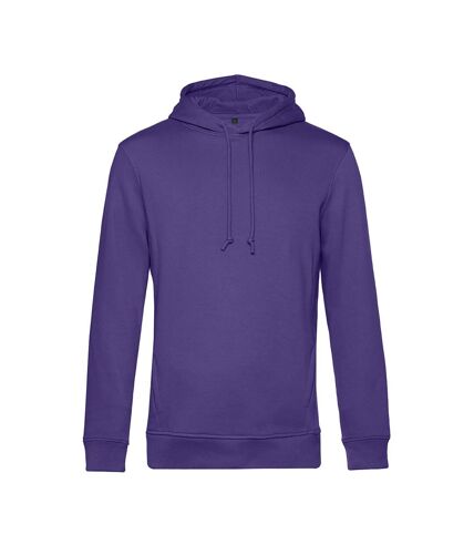 B&C Mens Organic Hooded Sweater (Radiant Purple)
