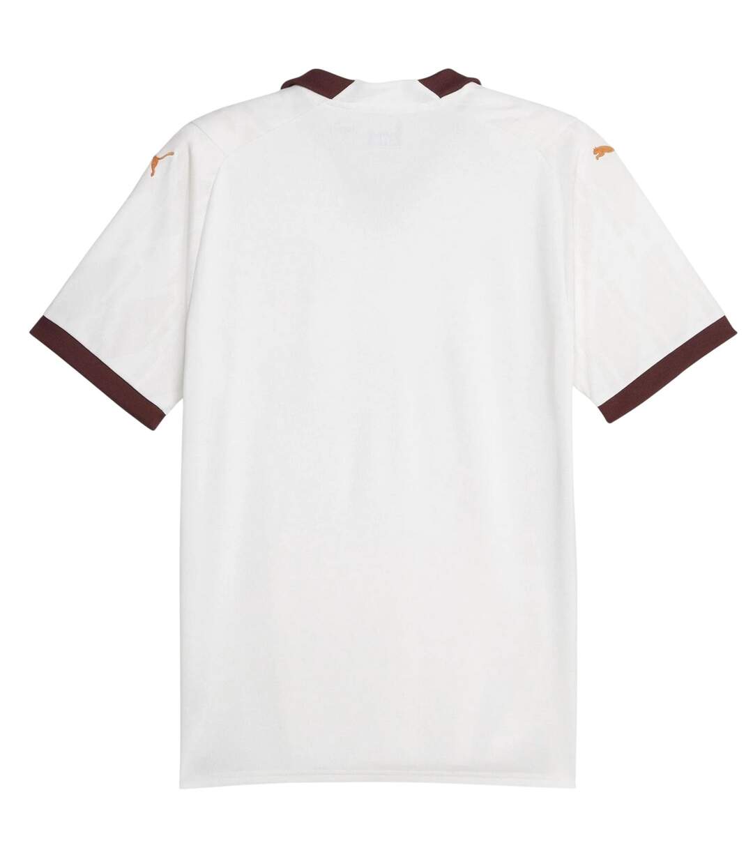 Mens Manchester City Fc Replica Football Shirt White Brown Puma-3