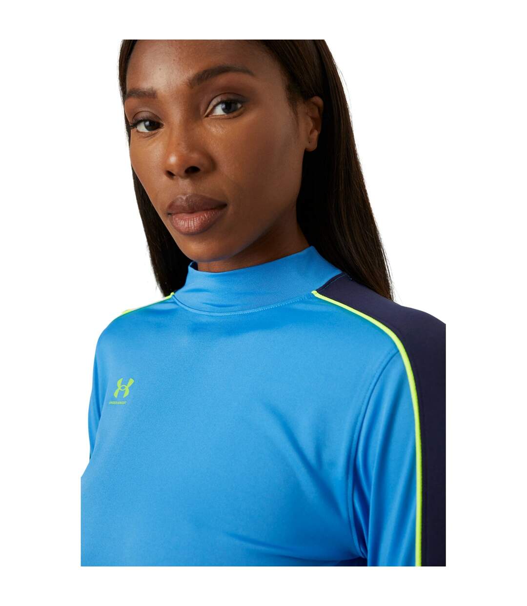Haut Thermique Challenger Femme Turquoise Under Armour-4