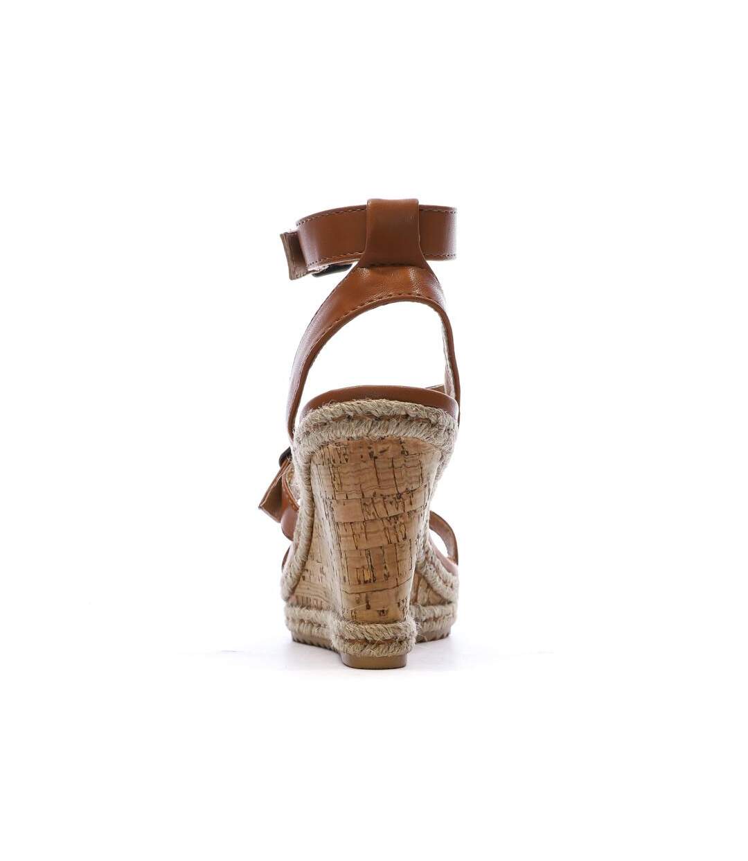 Sandales compensée camel femme chattawak summer camel-3