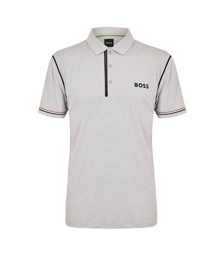Polo Paddytech Goc Homme Gris Clair Gris Pastel Boss