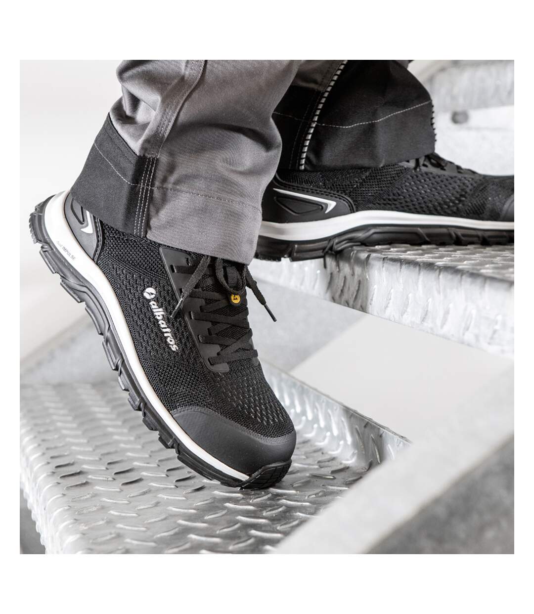Chaussures  Albatros ULTIMATE IMPULSE BLACK LOW S1P ESD HRO SRA-4