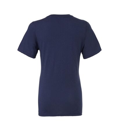 Bella + Canvas Womens/Ladies Jersey Short-Sleeved T-Shirt (Navy Blue)