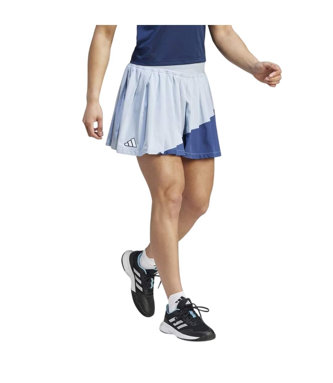 Womens/ladies Clubhouse Performance Tennis Skort Light Blue Blue Adidas-3