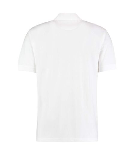 Polo à manches courtes homme blanc Kustom Kit