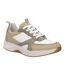 Womens/ladies Elli 09 Leather Trainers Beige Josef Seibel-1