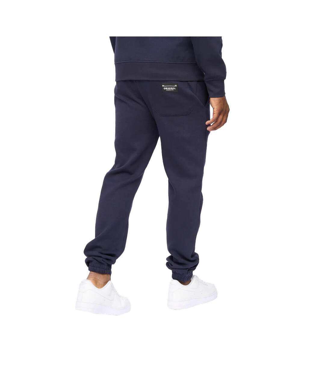Pantalon De Jogging Jamals Homme Bleu Marine Crosshatch-3