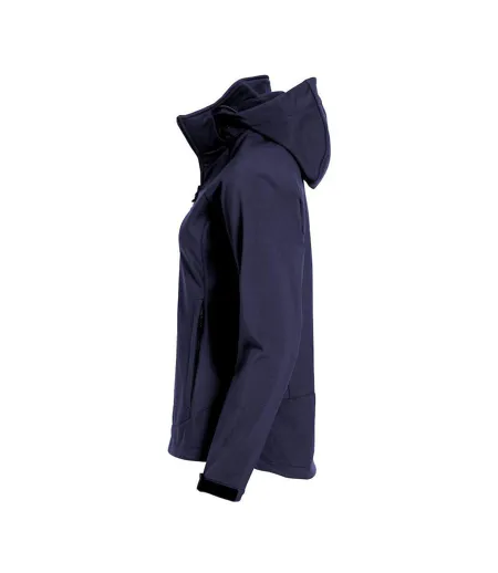 Veste Softshell Milford Femme Bleu Marine Foncé Clique