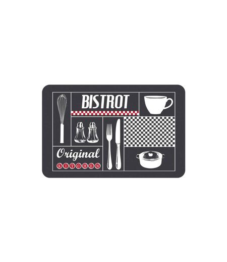 Set de Table Imprimé Bistrot Original 44cm Noir