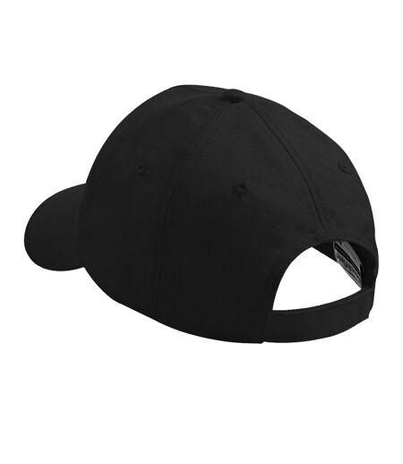 Casquette de baseball 100% coton enfant unisexe noir Beechfield