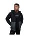 Mens Insulated Hooded Jacket Black Grey Under Armour-2