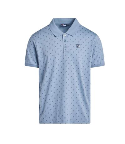 Polo bleu homme fila hart faded - l