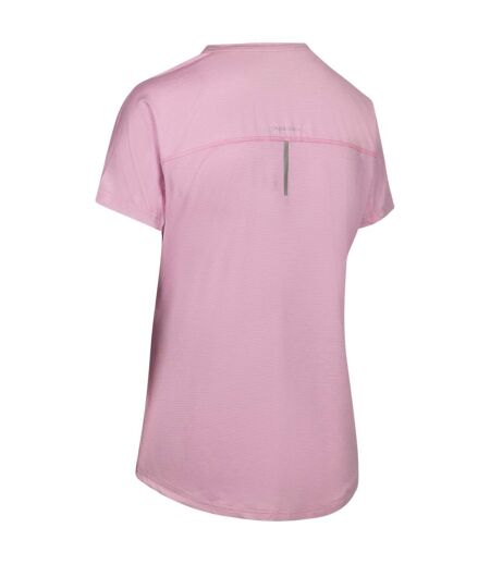 Womens/ladies muskwa knitted t-shirt pink peony Trespass