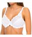 Women's non-padded lace underwire bra 05832 for natural bust support