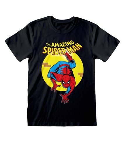 Spider-Man Mens T-Shirt (Black/Yellow/Red) - UTHE445