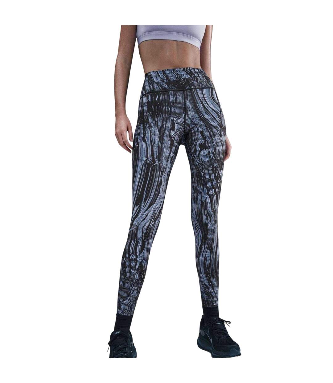 Collant Motif/style Marbré Swift Femme Bleu Indigo Nike-2