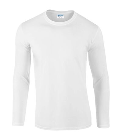 Gildan – Lot de 5 T-shirts manches longues - Hommes (Blanc) - UTBC4808
