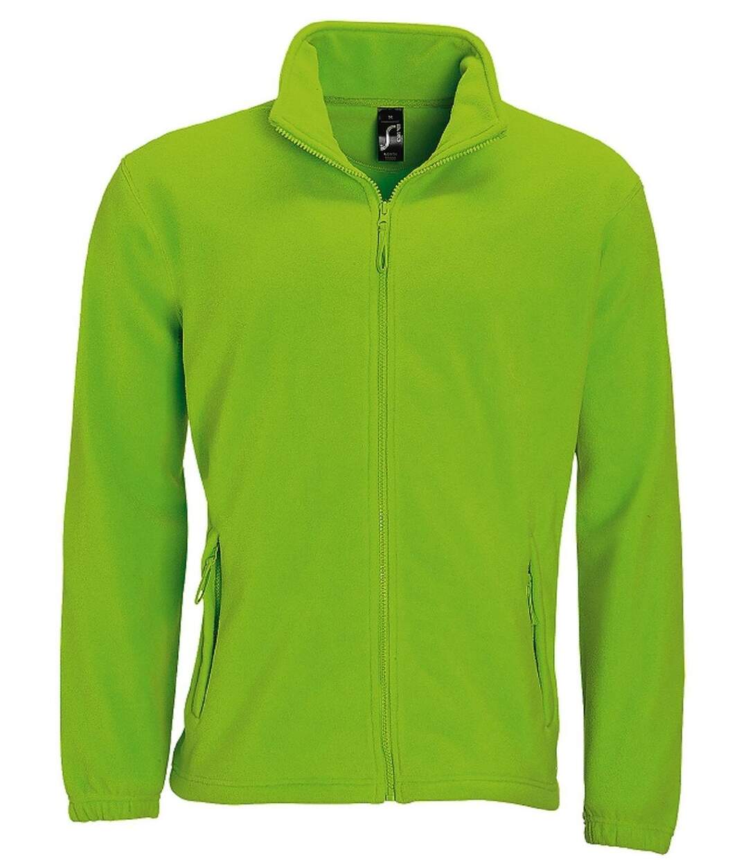 Veste polaire zip intégral - 55000 - vert lime-2