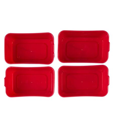 Lot de 7 Boîtes de Rangement Souple 26cm Noir