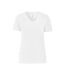 Womens/ladies Slim T-shirt White Cottover-1