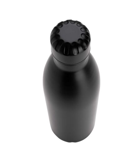 Stainless steel 750ml water bottle one size black XD Collection