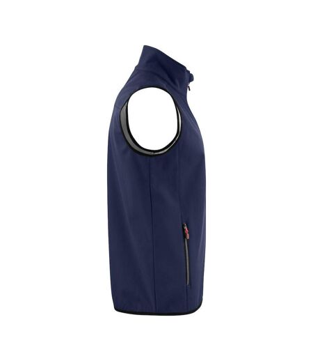 Veste Sans Manches Trial Homme Bleu Marine Printer