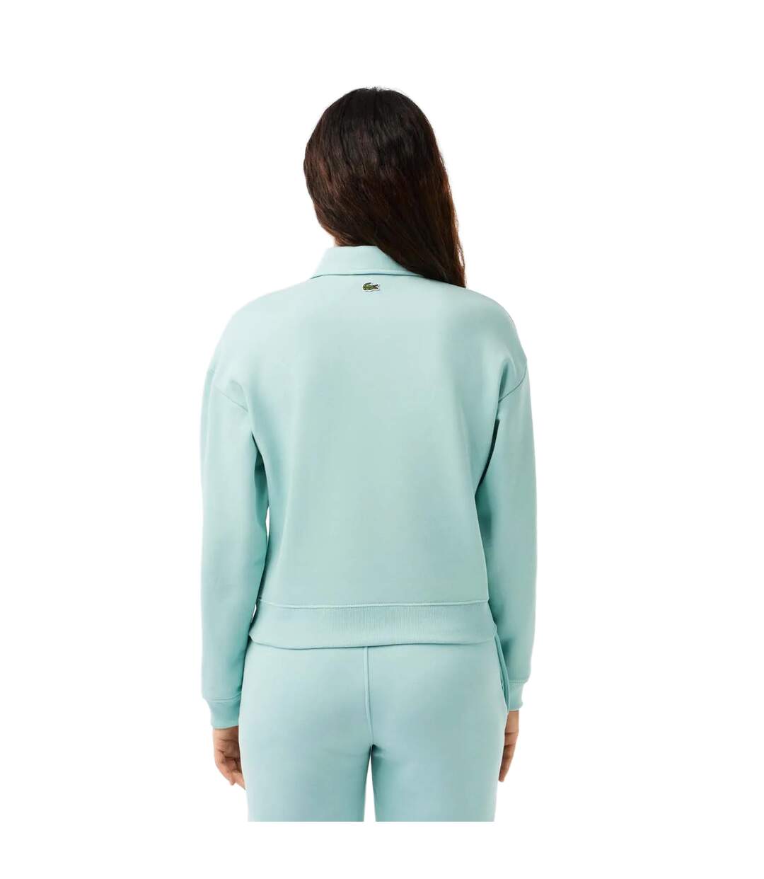 Womens/ladies relaxed fit polo sweatshirt green Lacoste-2