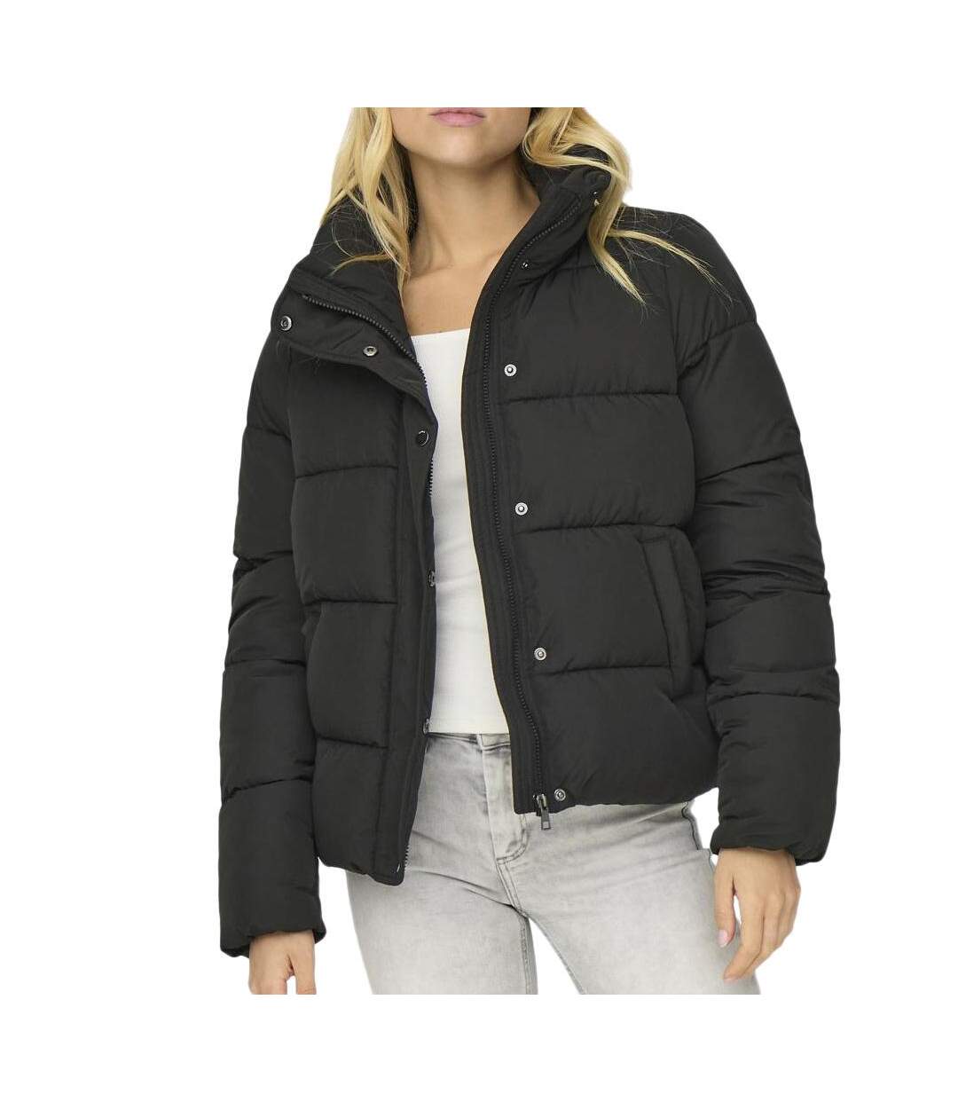Doudoune noir  femme only newcool - l-2