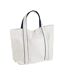 Tote Bag Motif/style Moyen Courtside Taille Unique Blanc Doux Bleu Marine Français Westford Mill-1