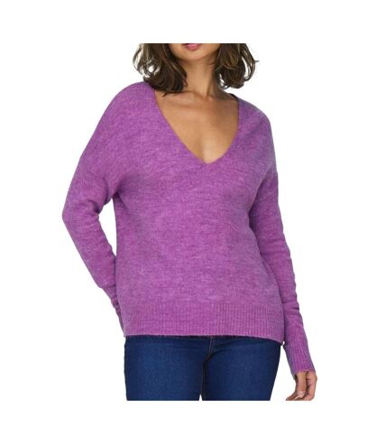 Pull Violet Femme JDY Elanora - L